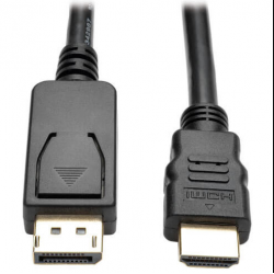 Kabell DP-HDMI DisplayPort 1.2 to HDMI (ST-ST) 2m Cable 4K